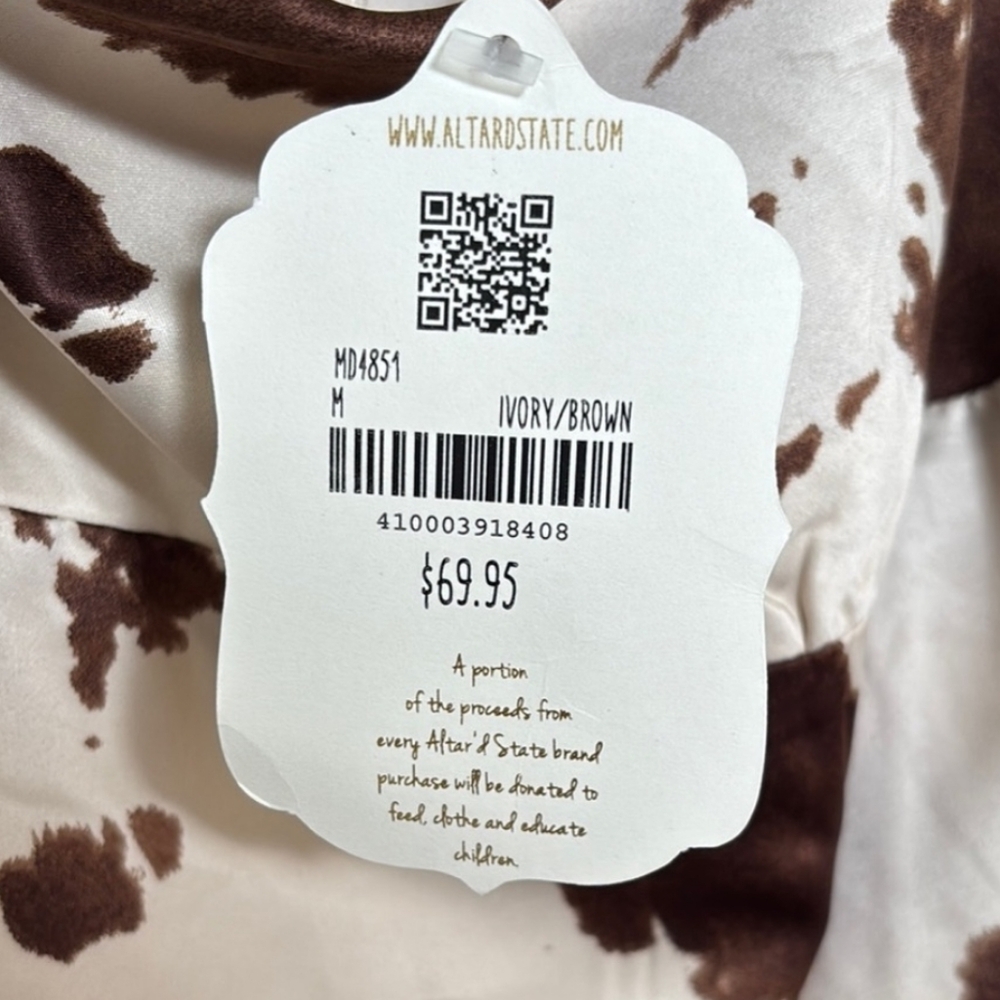 Altar'd State Cow Print Dress - Picture 3 of 6